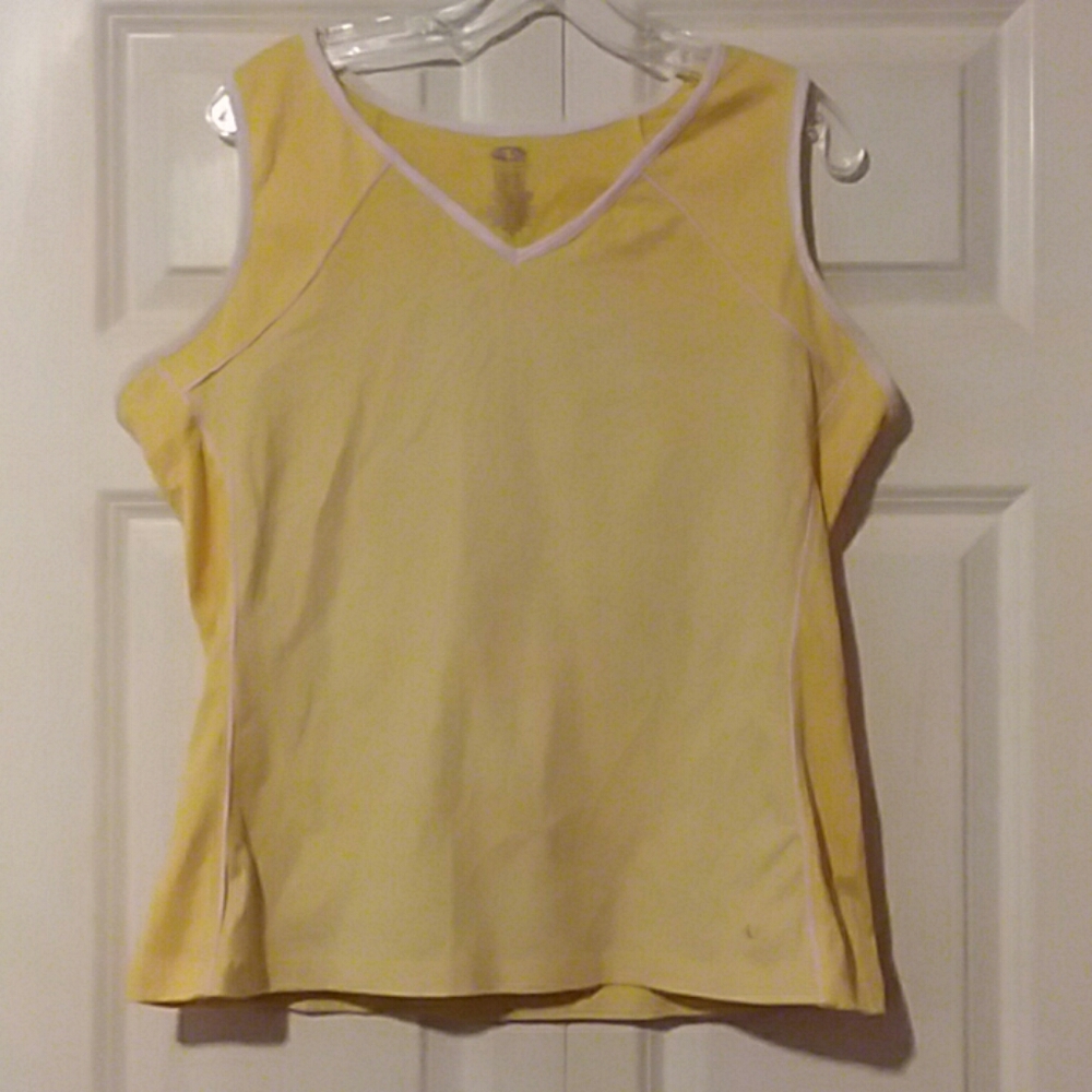 Athletic Works Sunshine Yellow Workout Tank